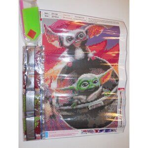 Gizmo and Baby Yoda Diamond Art Arts and Crafts Star Wars Gremlins